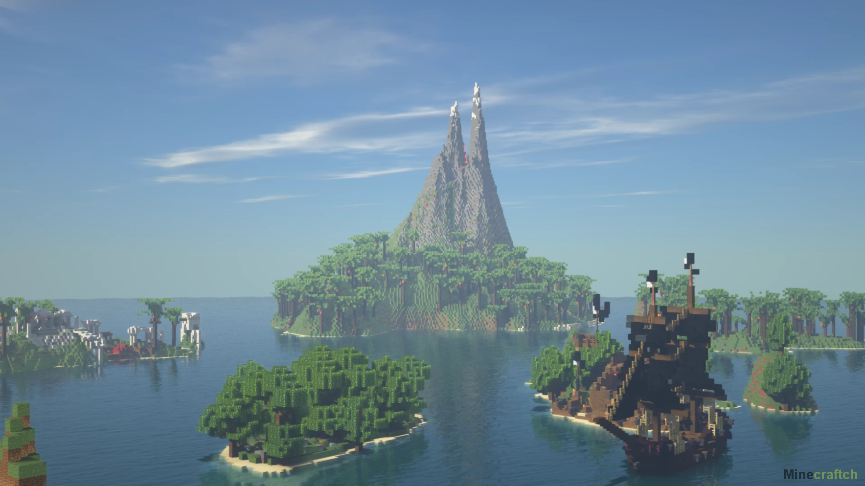 Остров 1.20. Архипелаг майнкрафт. Карта архипелаг майнкрафт. Тропический остров в Minecraft. Таинственный остров карта майнкрафт.