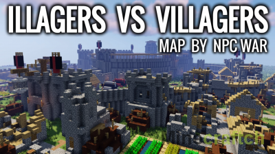 Villager VS Illager Castle [1.7.10]