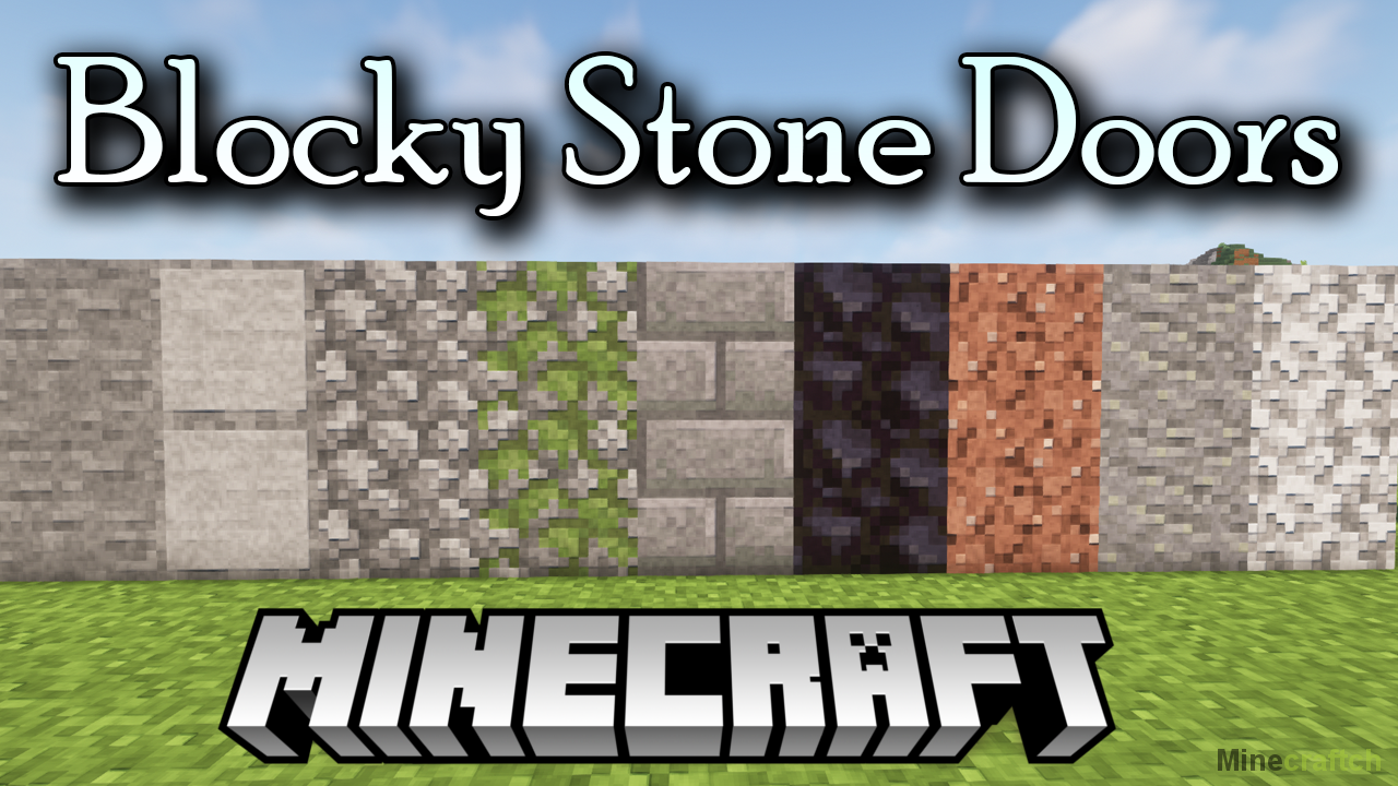 Мод на секретные двери Blocky Stone Doors 1.16.5/1.18.2/1.17.1 – Моды для  Minecraft – Minecraftch