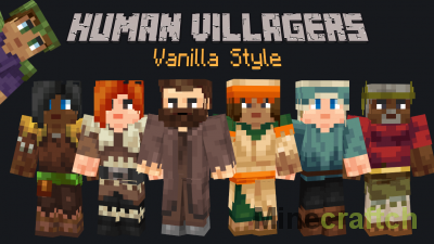 Human Villagers Resource Pack [1.19.3] [1.18.2] [1.17.1] [1.16.5]