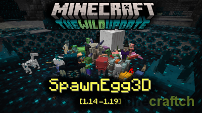 Spawn Egg 3D Resource Pack [1.19.3] [1.18.2] [1.17.1] [1.16.5] [1.15.2] [1.14.4]