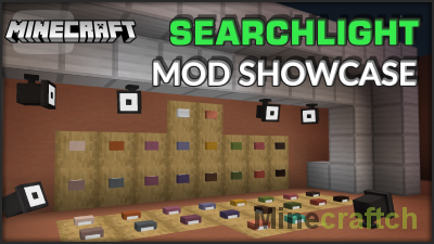 Searchlight and Wall Lights Mod [1.19.4] [1.18.2] [1.17.1] [1.16.5]