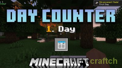 Day Counter Mod [1.19.4] [1.18.2] [1.17.1] [1.16.5]