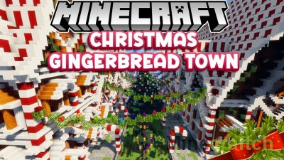 Christmas Gingerbread Town Map [1.20.4] [1.19.4] [1.18.2]