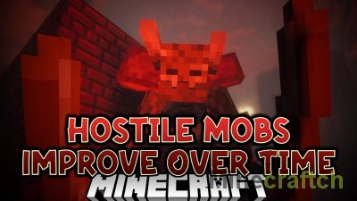 Hostile Mobs Improve Over Time Mod [1.20.4]