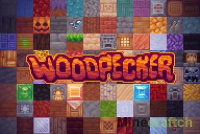 Woodpecker Resource Pack [1.20.6] [1.19.4] [1.18.2] [1.17.1] [1.16.5] [1.15.2] [1.14.4] [1.12.2] [1.11.2] [1.10.2] [1.9.4] [1.8]