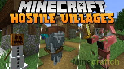 Hostile Villages Mod [1.21] [1.20.1] [1.19.4] [1.18.2]