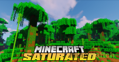 Saturated Resource Pack [1.21] [1.20.6] [1.19.4] [1.18.2] [1.17.1] [1.16.5] [1.15.2]