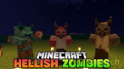 Hellish Zombies Resource Pack [1.21] [1.20.6]