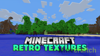 Retro Textures Resource Pack [1.21.1] [1.20.6] [1.19.4] [1.18.2] [1.17.1] [1.16.5]