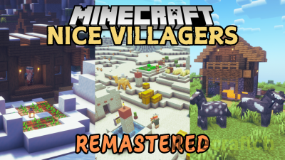 Nice Villagers Remastered Mod [1.21.1]