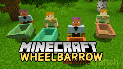 Wheelbarrow Mod [1.21.1] [1.20.6]