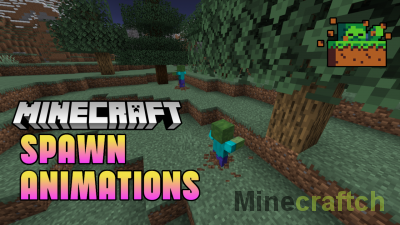 Spawn Animations Resource Pack [1.20.4] [1.19.4] [1.18.2] [1.17.1] [1.16.5]