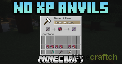 No XP Anvils Mod [1.21.1] [1.20.4]