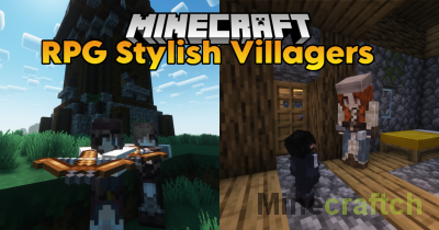 RPG Stylish Villagers Resource Pack [1.21.4] [1.20.4] [1.19.4]