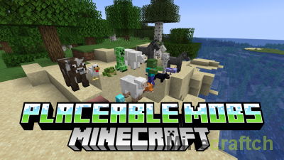 Placeable Mobs Mod [1.20.4] [1.19.2] [1.18.2] [1.16.5]