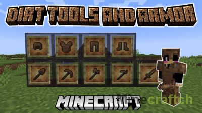 Dirt Tools And Armor Mod [1.21.1] [1.20.6] [1.19.4] [1.18.2] [1.17.1] [1.16.5] [1.15.2] [1.14.4] [1.13.2] [1.12.2] [1.11.2] [1.10.2] [1.9.4] [1.8.9] [1.7.10]