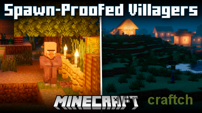 Spawn-Proofed Villagers Mod [1.21.9] [1.20.6] [1.19.4]