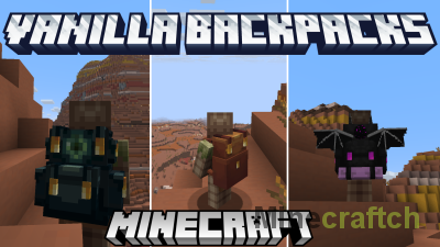 Vanilla Backpacks Mod [1.21.10] [1.20.6]