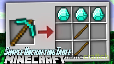 Simple Uncrafting Table Mod [1.21.11] [1.20.4] [1.19.4] [1.18.2] [1.17.1] [1.16.5]