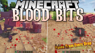 Blood Bits Mod [1.21.8] [1.20.6] [1.19.4] [1.18.2] [1.16.5] [1.12.2]