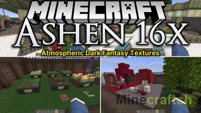 Ashen 16x Resource Pack [26.2] [26.1.2] [1.21.11] [1.20.6] [1.19.4]