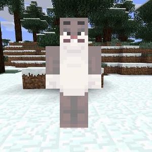 Big Chungus – скин толстого кролика для Minecraft