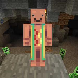 Скин танцующего хот-дога для Minecraft