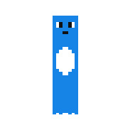 Armless Sticky Blue Cat