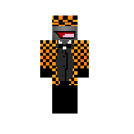 Orange Glitch Fedora