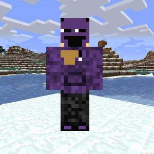 Purple guy with mask