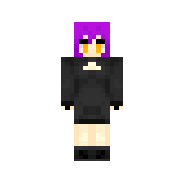 Girl with pink hairs
