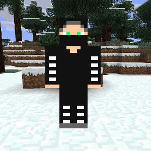 Лорд мальчик в маске и в ушанке