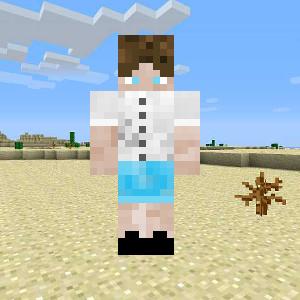 Мальчик в футболке и шортах (черновик)