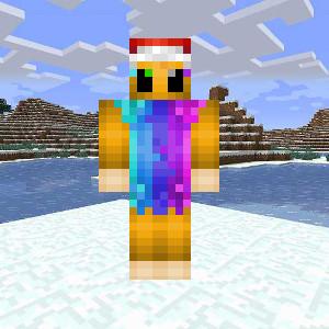 Новогодний Ярнабка с зелёным глазом