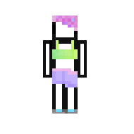 Девушка-кубик