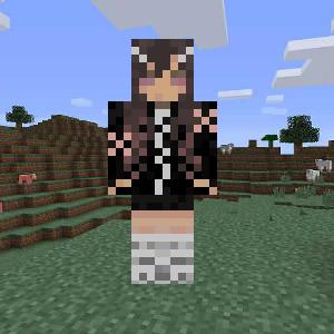 Девушка в черном худи