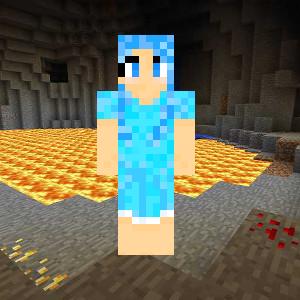 Синеволосая девочка