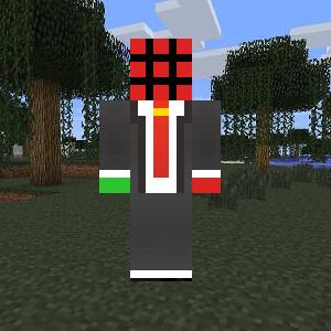 Кубик Рубика в костюме