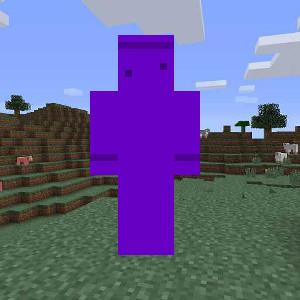 Прозрачный фиолетовый скин