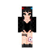 Девушка с рожками