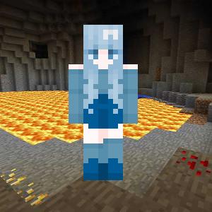 blue girl