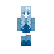 blue girl
